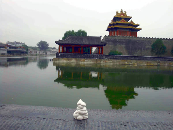 Peking - Wassergraben um die Verbotene Stadt